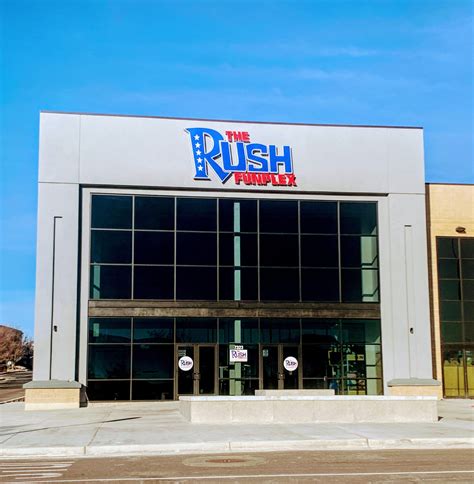 The rush funplex - The Rush Funplex is open Monday to Thursday from 10:00 am to 10:00 pm, Friday and Saturday from 10:00 am to Midnight. Closed on Sundays. Ways to Save. You don't have to pay full price to take your family to Rush Funplex – especially on weekdays. Here are a few ways to save money.